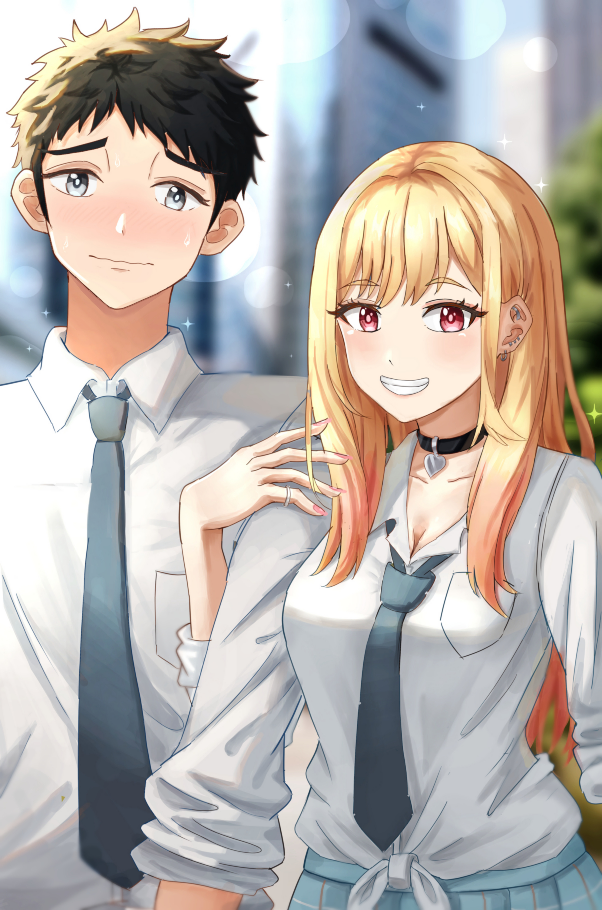 その着せ替え人形は恋をする 喜多川海夢 五条若菜 原画 TENITOL TALL 喜多川海夢 五条新菜の体操服ver. |TVアニメ『その