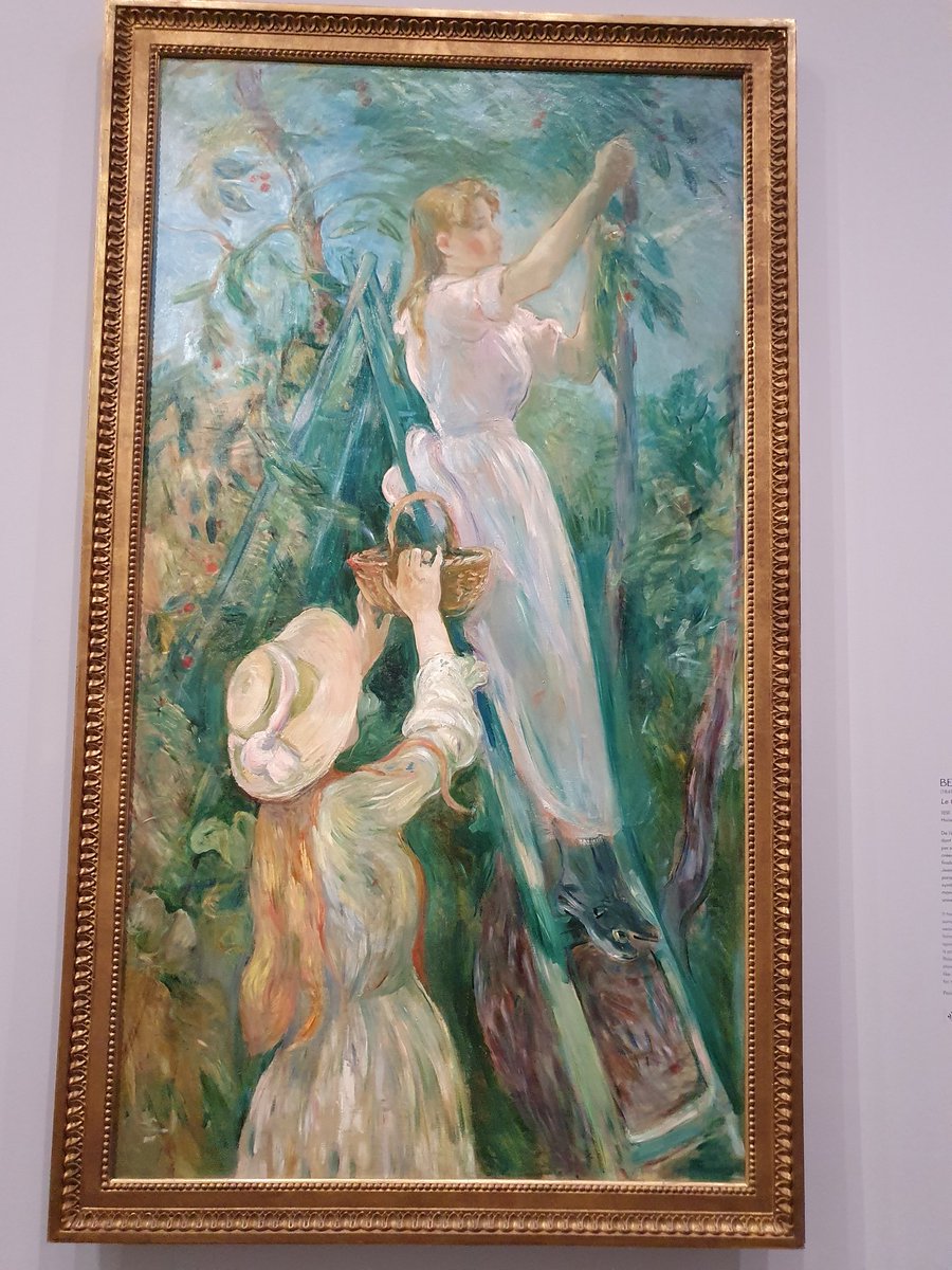 KarineBarbagli's tweet photo. Magnifique exposition "le decor impressionniste" à @MuseeOrangerie ici avec Mary Cassatt et Berthe Morisot #laconnaissance 
Et contrepoint (D')Après Monet d'Ange Leccia, immersion à Giverny https://t.co/GwOo64rwrZ