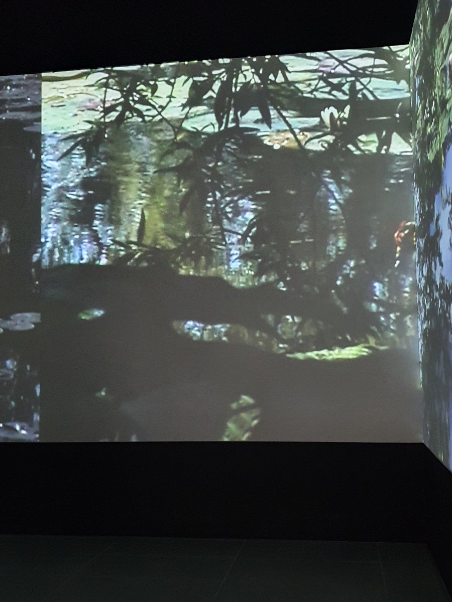 KarineBarbagli's tweet photo. Magnifique exposition "le decor impressionniste" à @MuseeOrangerie ici avec Mary Cassatt et Berthe Morisot #laconnaissance 
Et contrepoint (D')Après Monet d'Ange Leccia, immersion à Giverny https://t.co/GwOo64rwrZ