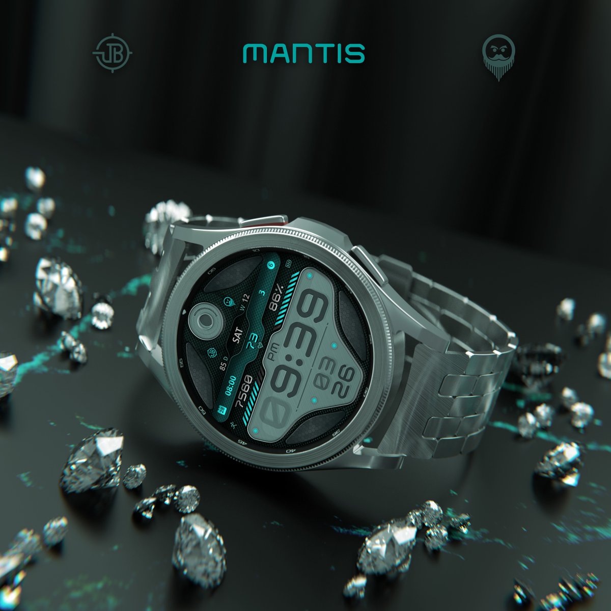 BrodaWatchFaces's tweet photo. Hitoshi Mantis is now available on #WearOS and #GalaxyWatch4 🤓⌚️

#GooglePlay link https://t.co/y0RX5DKlGd (please use a web browser or J&amp;B Home app)

J&amp;B Home link https://t.co/UYyoRBZo1y (news, links, coupons)

#Samsung #GalaxyWatch #smartwatch #watchface #clockface #dialface https://t.co/hv1hv4xsyj
