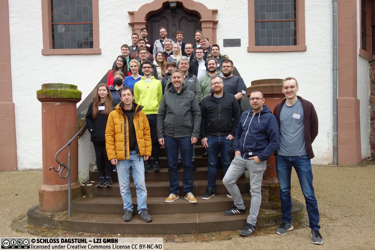 Great to be back at <a href="/dagstuhl/">Schloss Dagstuhl</a>, discussing research methods with @profbodden, @SvenApel, and many more young scientists  in software engineering