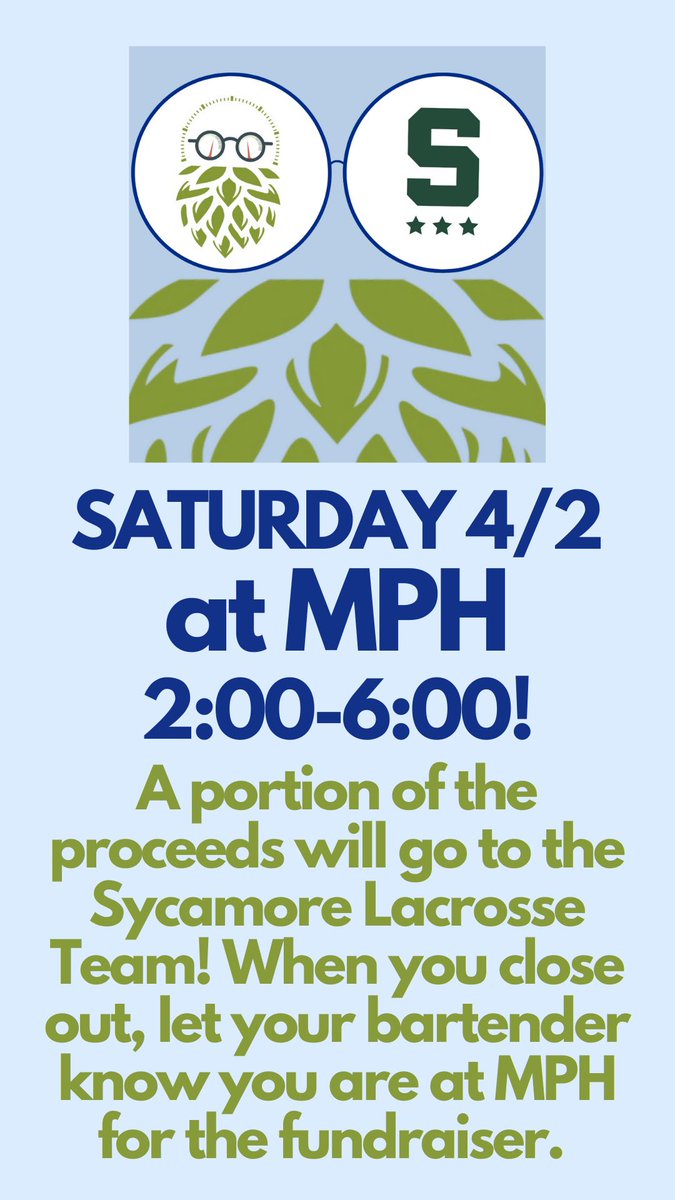 Gameday! Aves travel down the road to take on <a href="/Moeller_Lax/">Archbishop Moeller Lacrosse</a> 

Junior varsity at 10:00
Varsity at 12:00 
Fundraiser at MPH after!
