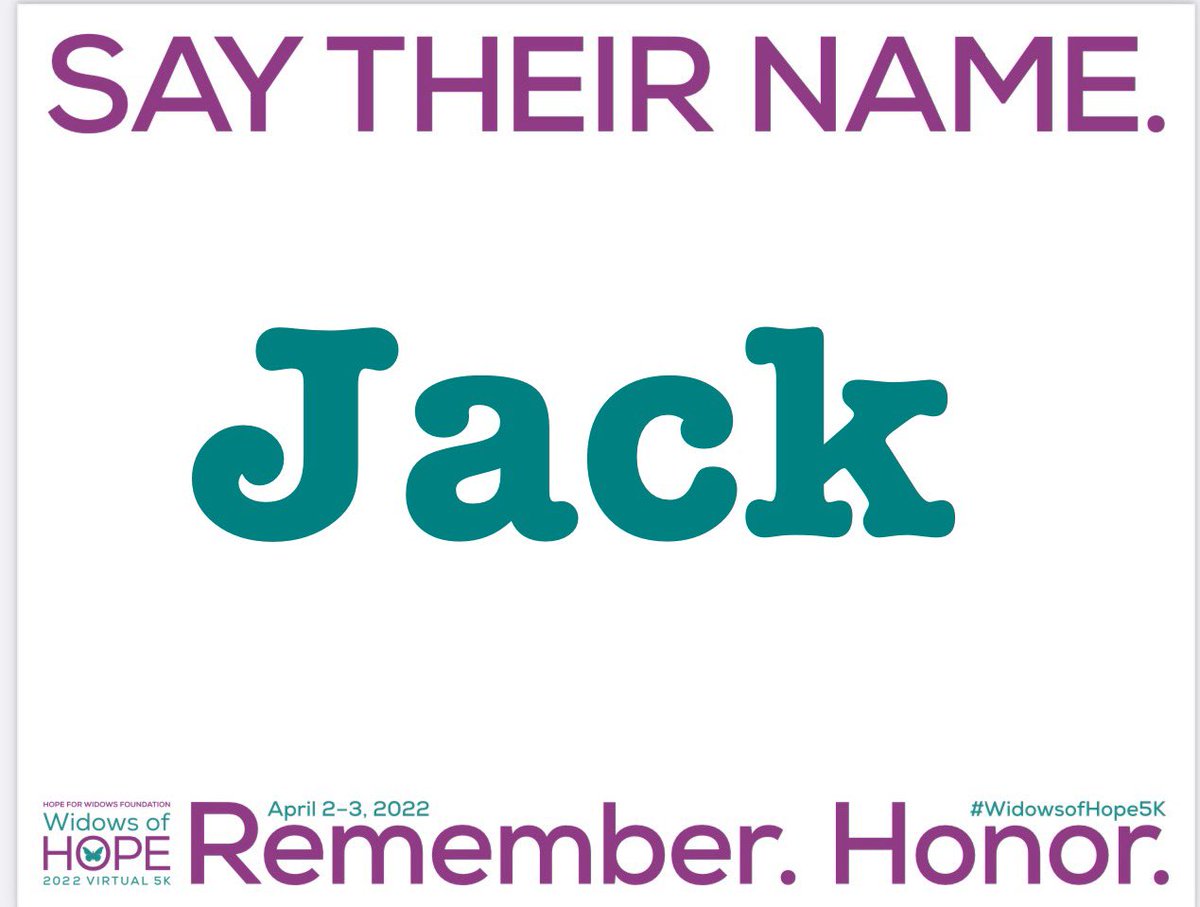 THE FIRST DAY HAS ARRIVED! Don't forget to post your pictures and use #WidowsofHope5K so we can see them! Still time to participate if you like, as it is still going on tomorrow too! Go here for details, FAQ's and to support: racewire.com/register.php?i…

#WidowsofHope5K
#widow #grief