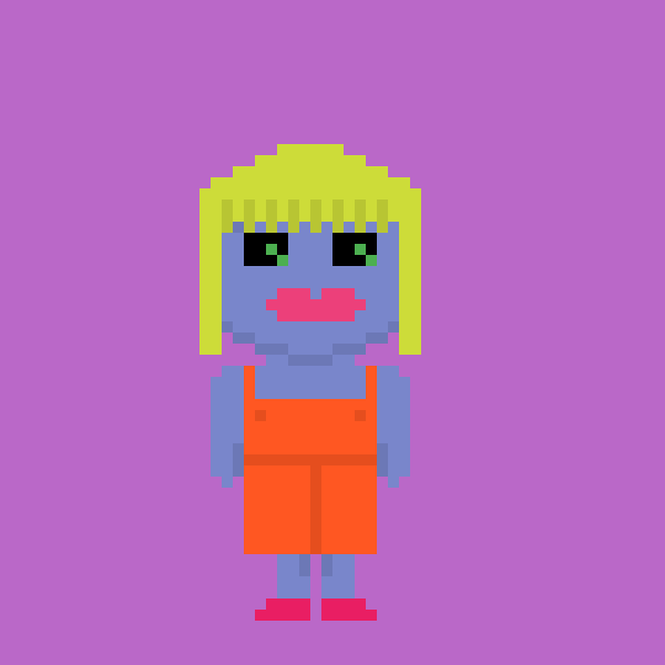 GimiNft's tweet photo. Check out my NFT listing on OpenSea! 
April loves purple.
#NFT #NFTCommunity #NFTs #pixelart 
https://t.co/bVQeZsP1Ml via @opensea https://t.co/q7JcpKE3ya