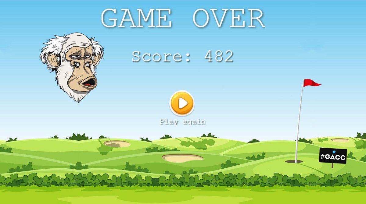 LucaChosen2's tweet photo. Am I the current world record holder for the high score in the new @GrandpaApeCC Game? Show me your score apes!!! Who can make it to the top of the mountain? ๐ฅ๐๐๏ธ
https://t.co/TF6KfSccqR
#GACC #Game #GACCHighscore #WRHolder #LFG #Hard #Fun #MACC #MAYC #BAYC #NFTCommunity https://t.co/v6hAwoyjZC