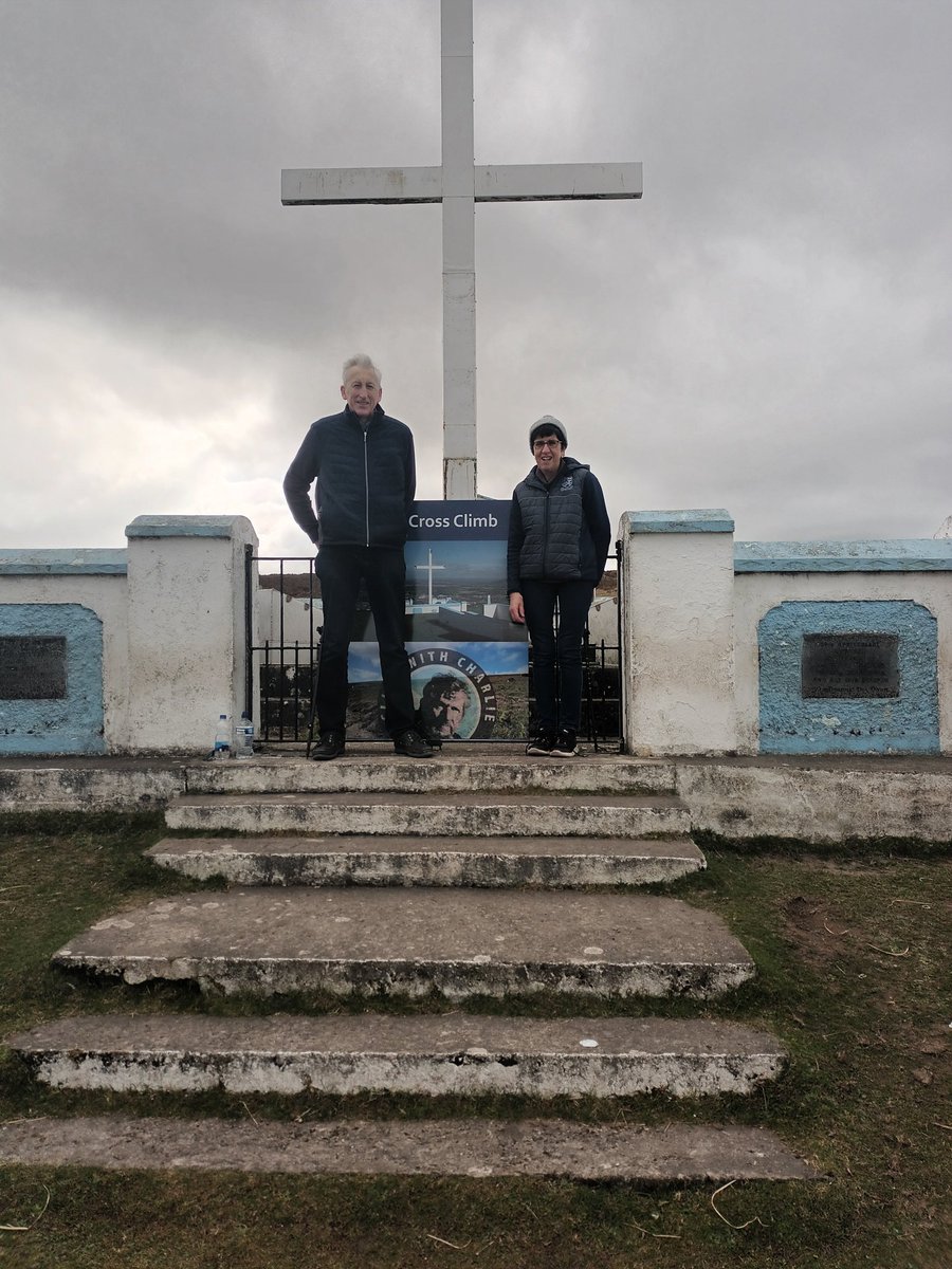 Holy Year Cross overlooking Clonmel for #ClimbwithCharlie