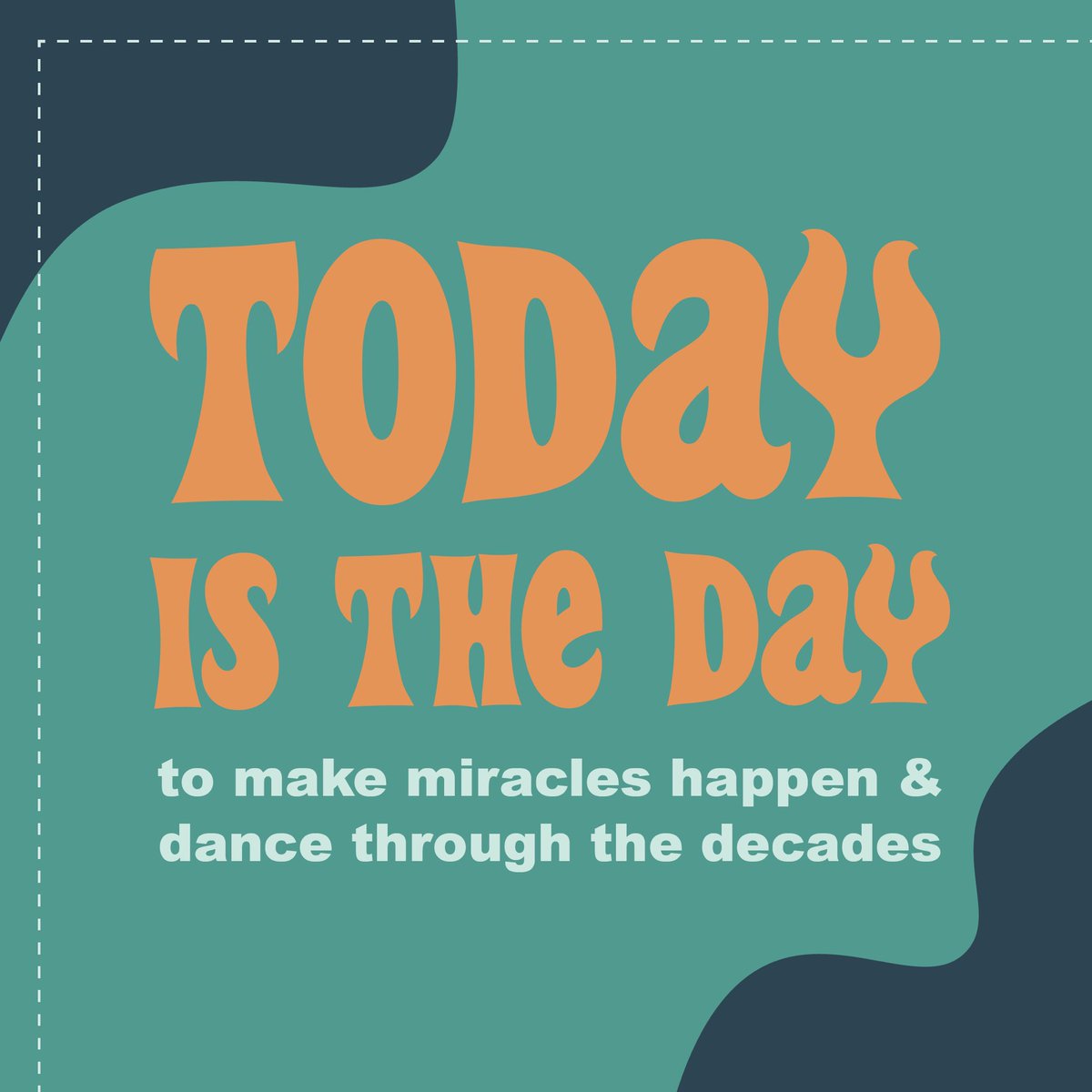 ITS FINALLY HERE! BIG EVENT DAY 🥳 Doors open at 7 AM. Please be here no later than 7:45 AM in Levick and be ready for a jam packed day filled with fun and celebration of our miracles! Let’s get to it! #dancingformiracles #dancingthroughthedecades #ChangeKidsHealth #wcdm14