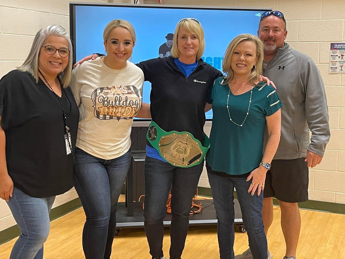 Stacy_gjohnson's tweet photo. Coach Pettit was named Champion For Students for this six-weeks. Congratulations Coach, well deserved! #150yearsofexceedingexcellence @rick_ramirez915 @BanqueteISD https://t.co/wzje2bPw6m