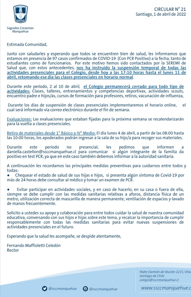 pililarenas's tweet photo. Increíble. A 2 años de la pandemia Covid, todo funciona con normalidad, excepto los colegios.
Restoranes abiertos y sin uso de mascarillas, eventos, matrimonios, fiestas, cines, lolapalooza... Maravilloso como volvemos a la normalidad. Pero ¿y los colegios? https://t.co/IBX493o1vJ