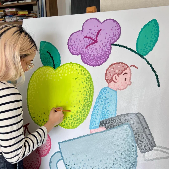 We just launched a small collection of paintings 🍏
Come and see the whole collection at Bonci 