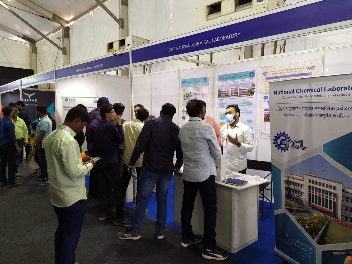 csir_ncl's tweet photo. We participated at the India’s largest Alternate Fuel Exhibition being held during 2nd to 5th April 2022 at Sinchan Nagar Ground, Agriculture College, Pune.
@CSIR_IND 
@AshishLele3467 
@shekhar_mande @rameshmashelkar 
 #pune #india #exhibition https://t.co/tanYwwMHLt