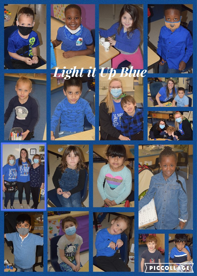 Mepham2M's tweet photo. "Lighting it Up Blue" for Autism Awareness @RosevillePSWind @tkmaccers https://t.co/1AsumavHcZ