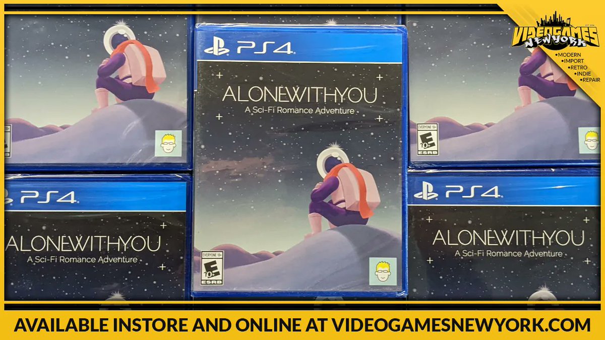 VideoGamesNYC's tweet photo. Available In-store & Online: Alone With You Limited Run - #PlayStation4
https://t.co/VsrkYKHCTO
#LIMITEDRUNGAMES #BancyCo #BenjaminRivers https://t.co/zCuFqqzzxK