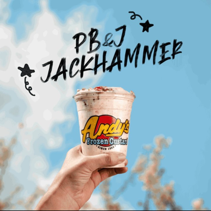 The best pairing since Andy's and frozen custard, peanut butter and jelly absolutely deserves its own day. Come celebrate National Peanut Butter and Jelly Day with our PB&J Jackhammer, or create your own Andy's masterpiece with peanut butter and strawberries!