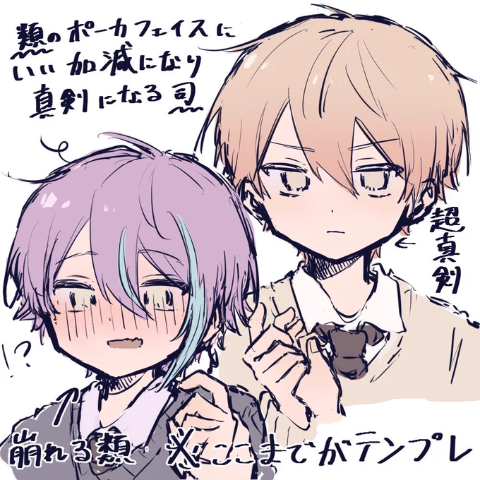 司類のこういうところが好きrkgk#prsk_BL #司類 