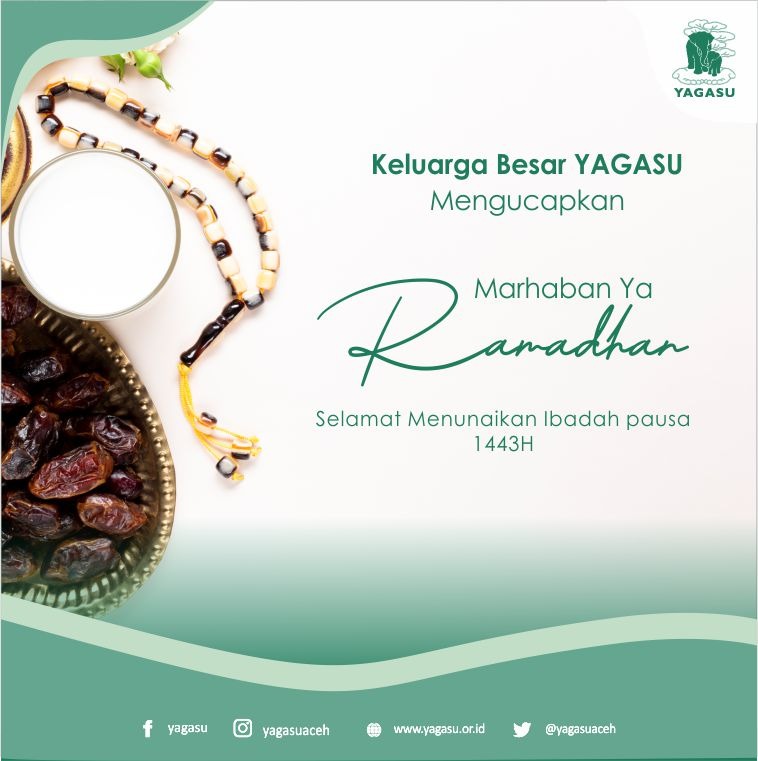 Marhaban ya ramadhan✨🌙

Selamat menunaikan ibadah Puasa Ramadhan 1443 H. Semoga kita semua diberikan kesehatan dan kekuatan yang baik untuk melaksanakan ibadah di bulan suci ramadhan ini.