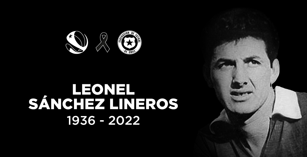 LaRoja's tweet photo. 📍🇨🇱 Es un despertar muy triste

Lamentamos profundamente el fallecimiento de Leonel Sánchez, leyenda del fútbol chileno y mundial, goleador de la Copa del Mundo Chile 1962 y tercero del planeta.

Fuerza a sus familiares y cercanos. #LaRoja le estará eternamente agradecida. https://t.co/YP9su6IUAe