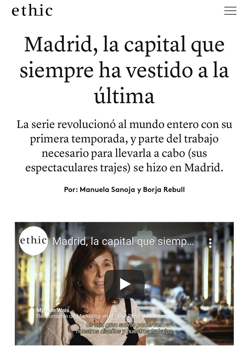 periscostumes's tweet photo. Estamos orgullosos de formar parte de  este proyecto, @NetflixES  y @Turespana_  se unen para promocionar la diversidad #cultural de #España con un recorrido #audiovisual @Ethic_ 

https://t.co/IMhmYOYA1W https://t.co/MpvuJnJBh5