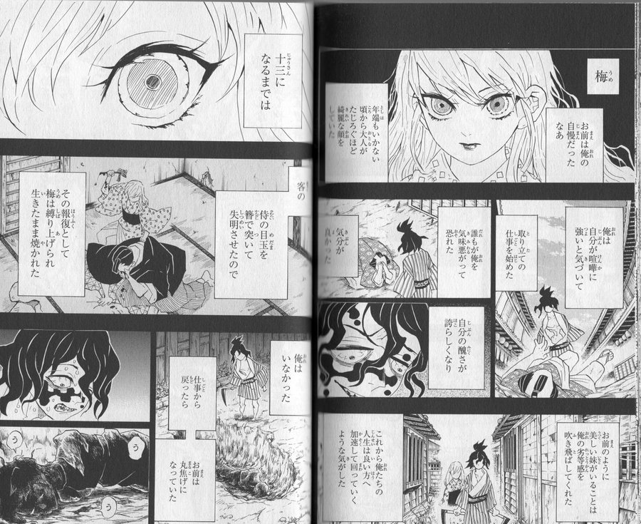 鬼滅の刃 梅は堕姫の本名 悲しい過去や兄の妓夫太郎との関係を紹介 3ページ目 Selvy