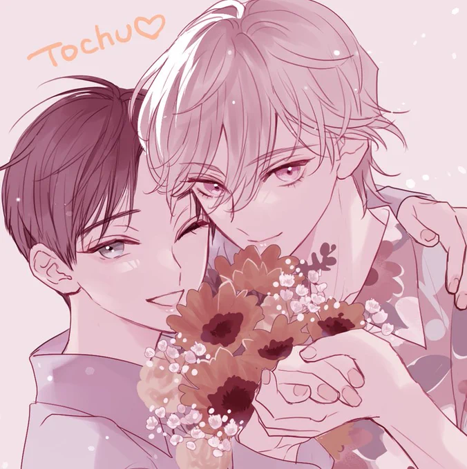 こんばんは♡︎
『#六月の七星 ④』発売から一週間経ちまして、記念&お礼的な絵を描いております️✨

まだ完成せずなので💦今日はtochuまでのものをぺたり🥰
明日完成版を公開したいな!

色は変えてます️〜 