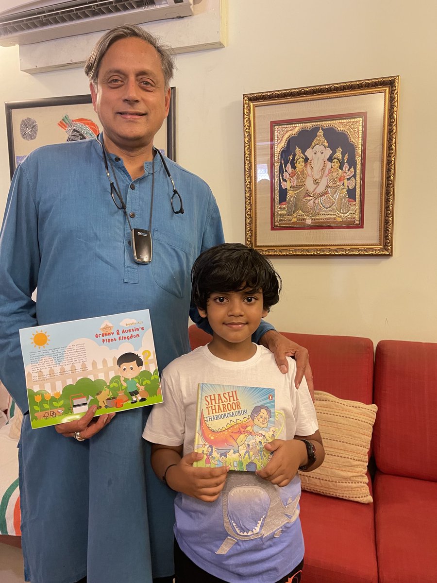 Young Austin Ajit, age 8, is publishing his first book, about a boy named Austin who is stuck at his grandmother’s place in Kerala during the #CovidLockdown &discovers the joys of nature there! Great to see kids discovering the environment. &what a talent! Austin’s an artist too!