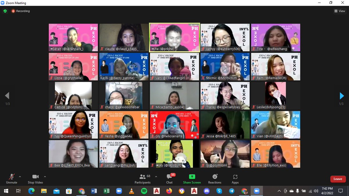 claudeeein's tweet photo. Thank u so much guys I really had fun, it's so nice meeting you guys virtually.
#exolarcade 
#10YearsofEXOwithLOVE @EXOLArcade @weareoneEXO https://t.co/45DUYZsC1T