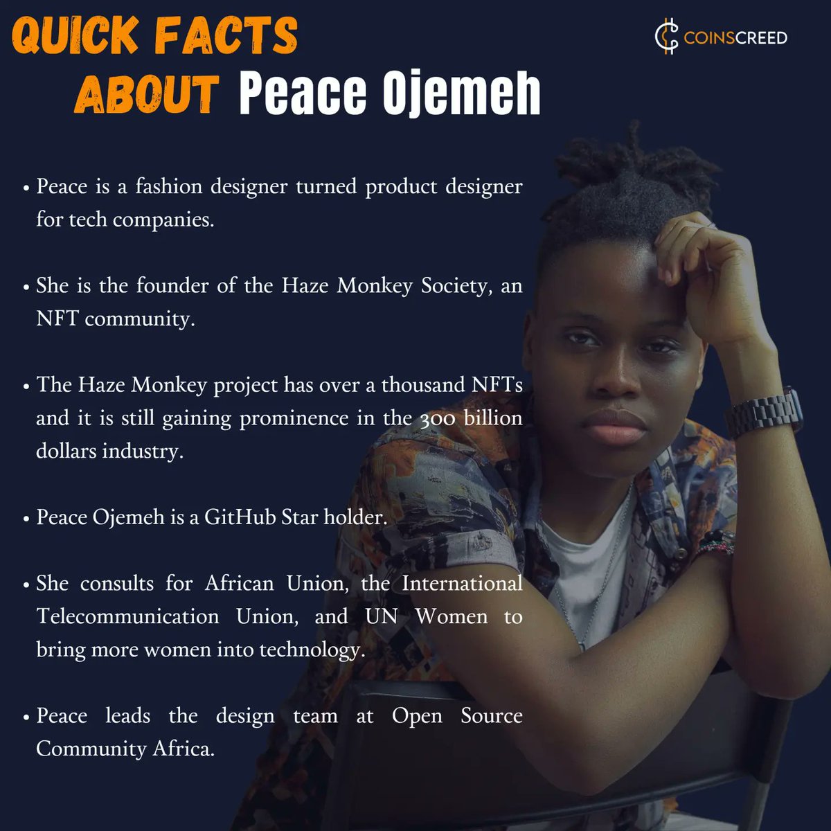 coinscreed's tweet image. Less than 6 hours to go before our crypto sessions with Chika Uwazie (@ChikaUwazie) and Peace Ojemeh (@Peace_Ojemeh)

Where will you be at 8pm (WAT)? 

Set a reminder at bit.ly/coinscreed 

#womenincryto #womeninweb3 #womeninnft #womeninbusiness #womenintech #womeninstem