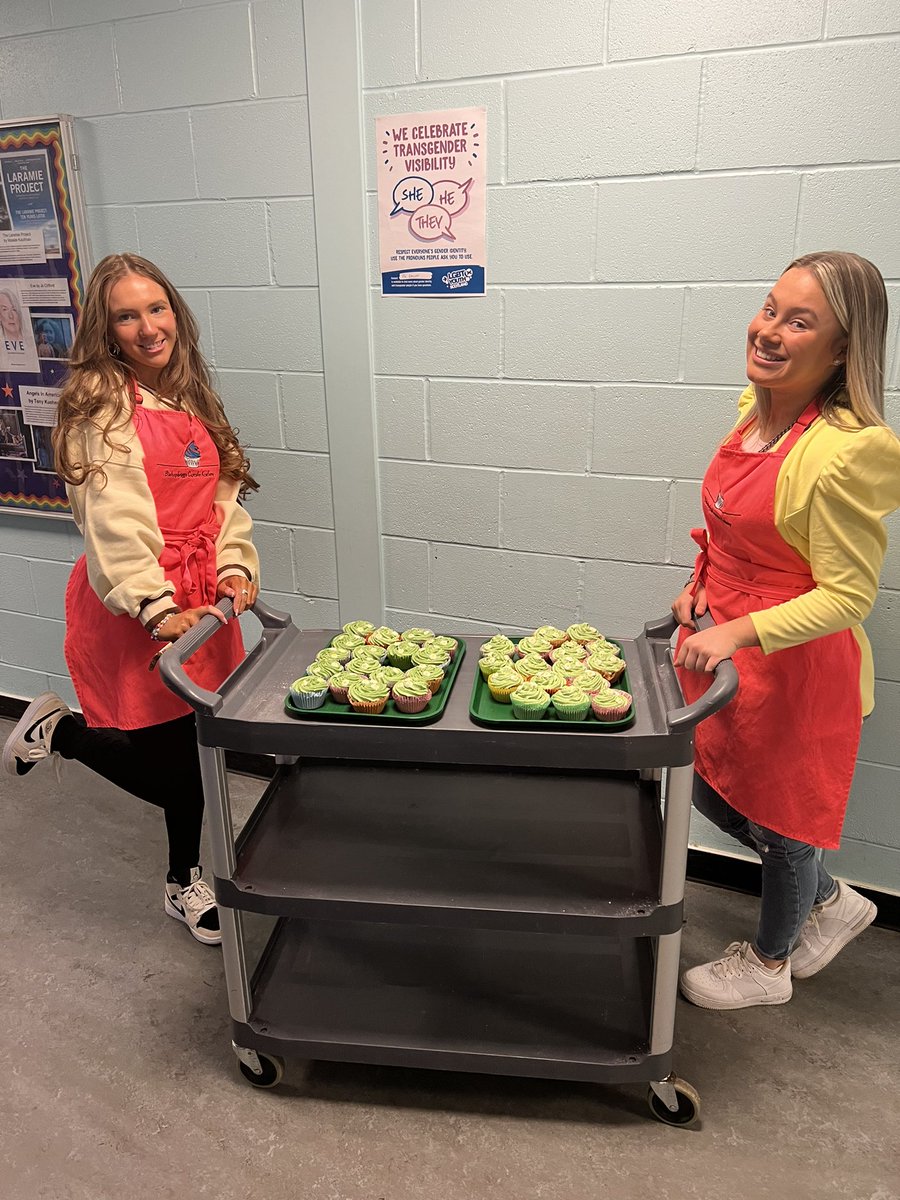 BishopbriggsFCS's tweet photo. Happy holidays! Thank you to Bishopbriggs Cupcake Academy for our spring themed cupcakes this month 🌸🐣 @BishopbriggsAC https://t.co/Le9njtBFIx
