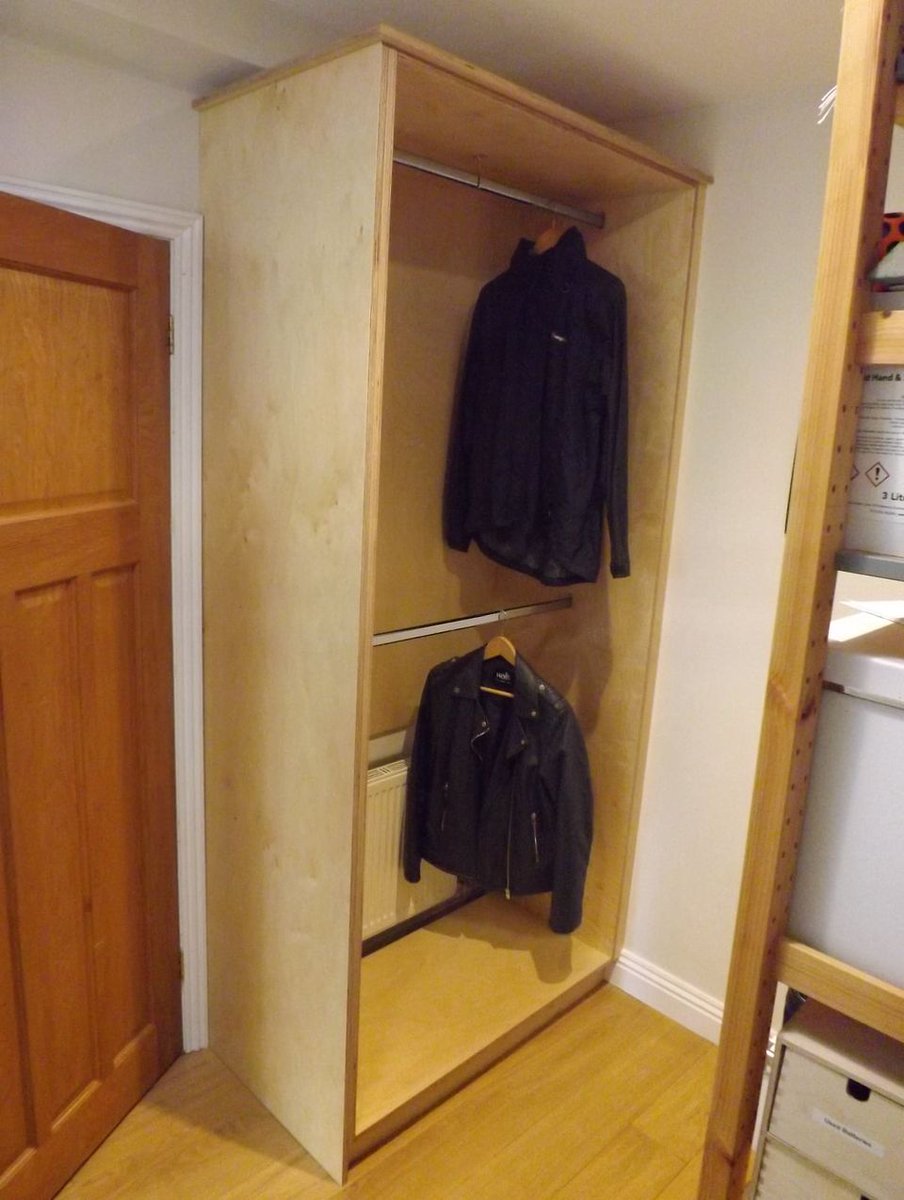 SCUniqueWoodSo1's tweet photo. Being busy in @SCUniqueWoodSo1 designing &amp; creating is what we love to do.  🧡🖤 A recently completed project 'Birch Ply Bespoke Coat Storage Unit' and Utility Room with painted white doors made uniquely for our customer. Pt.1/2 https://t.co/SK9BGN0xy6
