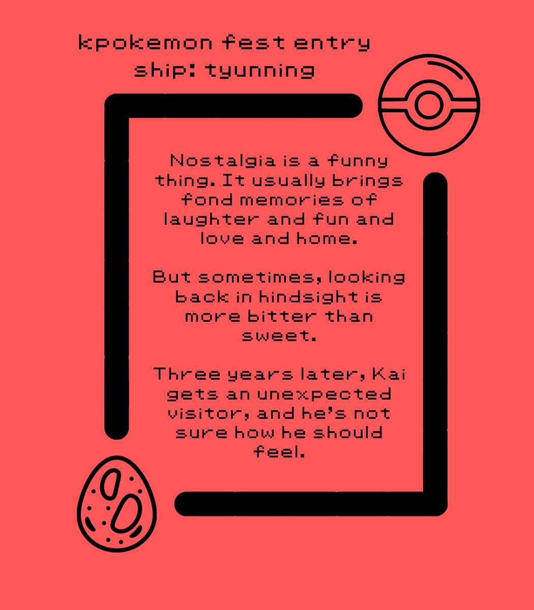 beomrebi's tweet photo. our love remains

◓ tyunning light angst with a happy ending
◓ 5.7k words
◓ pokemon au!
◓ wanted to make a silly lil funny fic but instead this came out

🔗 https://t.co/cj8Do3SLz5 https://t.co/v78YZmmSKL
