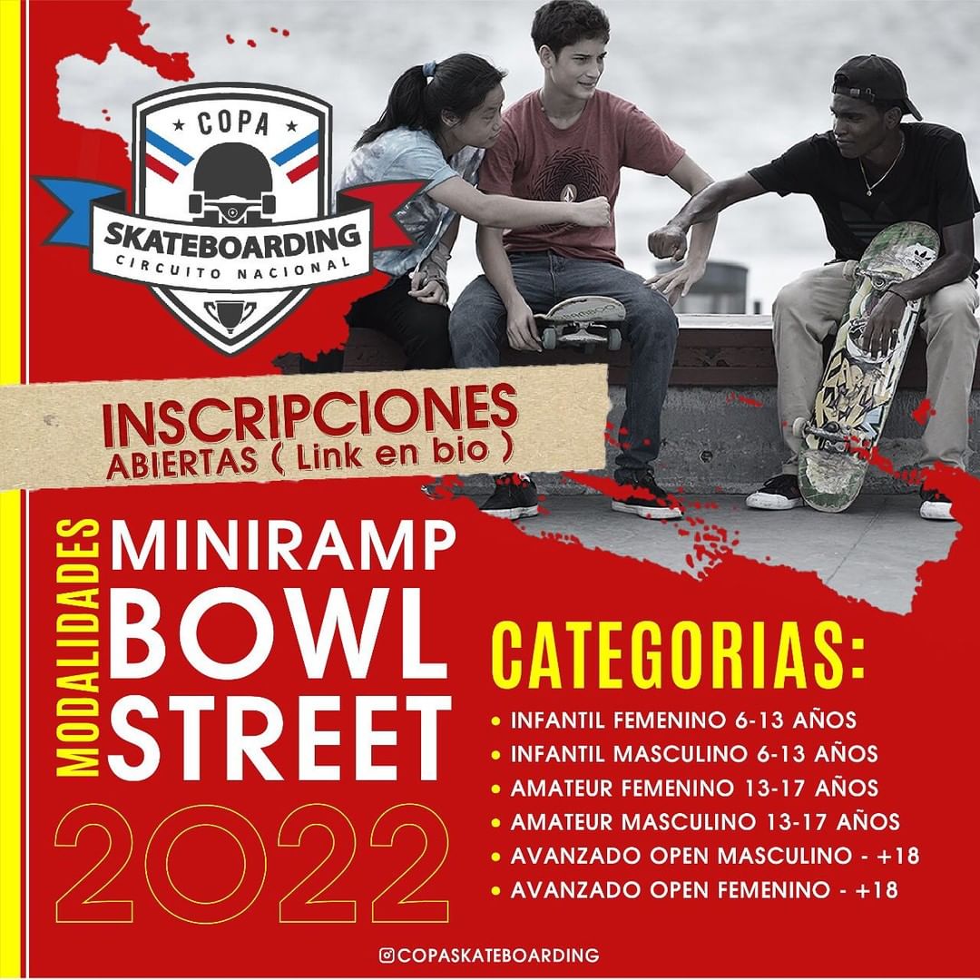 PanamaPatin's tweet photo. Copa Skateboarding https://t.co/g0FOGqXzjr