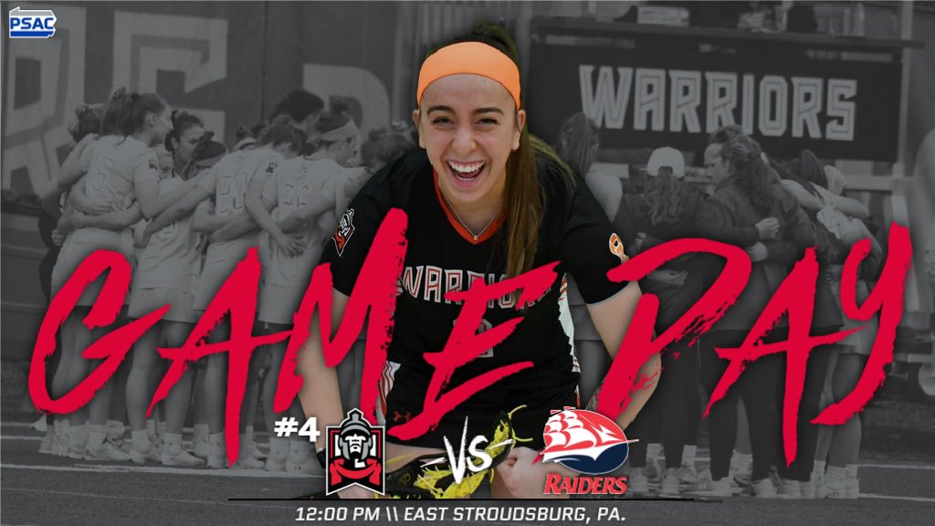 HAPPY GAME DAY! The Warriors will be looking to go 9-0 today at today’s home contest.

📍East Stroudsburg, PA
🏟Whitenight Field
⏰12:00 PM
🆚Shippensburg University
🎥 psacsportsdigitalnetwork.com/esu/?B=344786