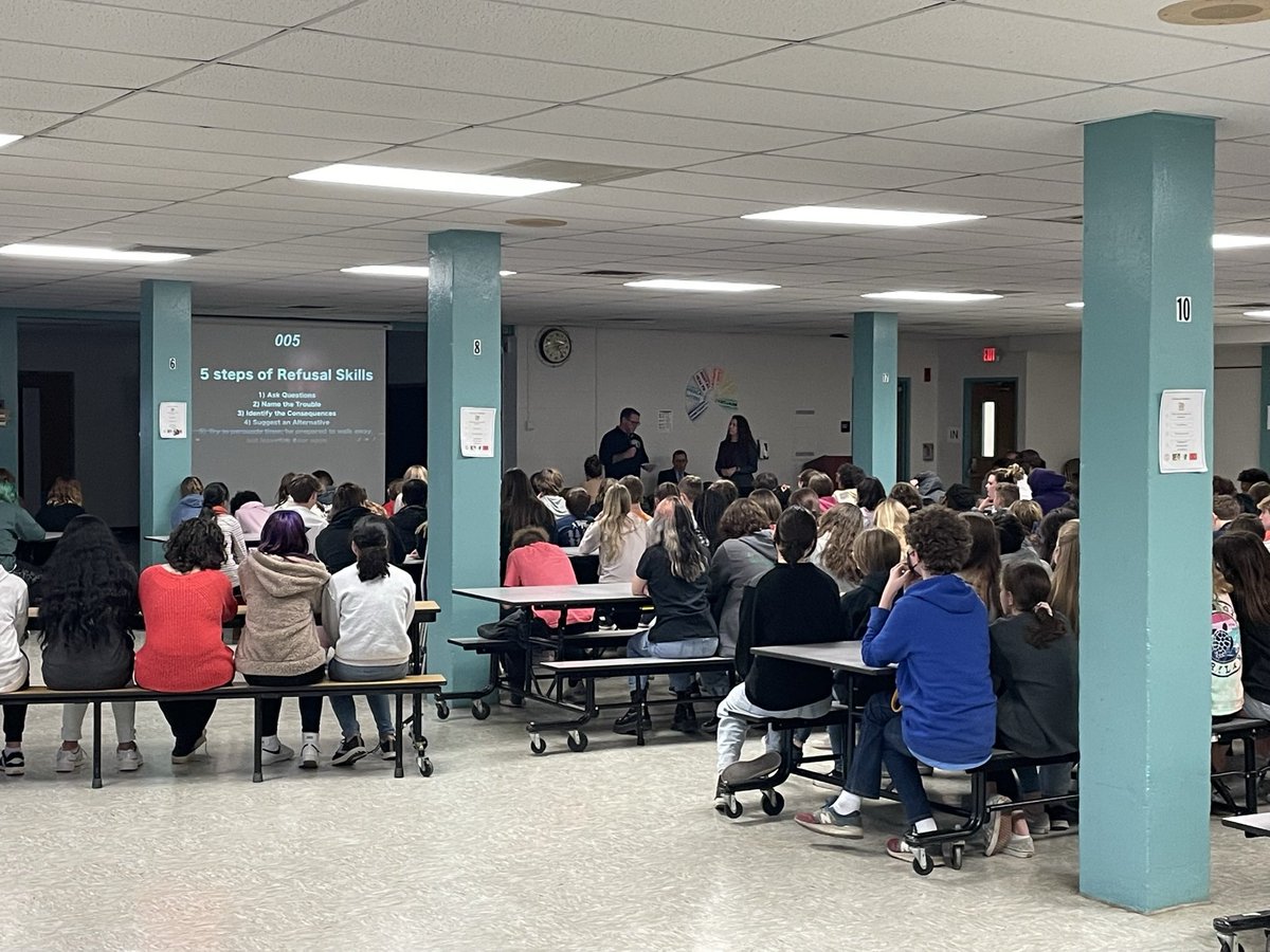 CCPS Health PE (@ccps_hpe) on Twitter photo Thanks Sykesville MS <a href="/CCPSk12/">Carroll County PS</a> for being a good audience and allowing the State’s Attorney’s Office and CCHD to share the importance of Refusal Skills. #dontbelievethelie Thanks Sykesville MS <a href="/CCPSk12/">Carroll County PS</a> for being a good audience and allowing the State’s Attorney’s Office and CCHD to share the importance of Refusal Skills. #dontbelievethelie