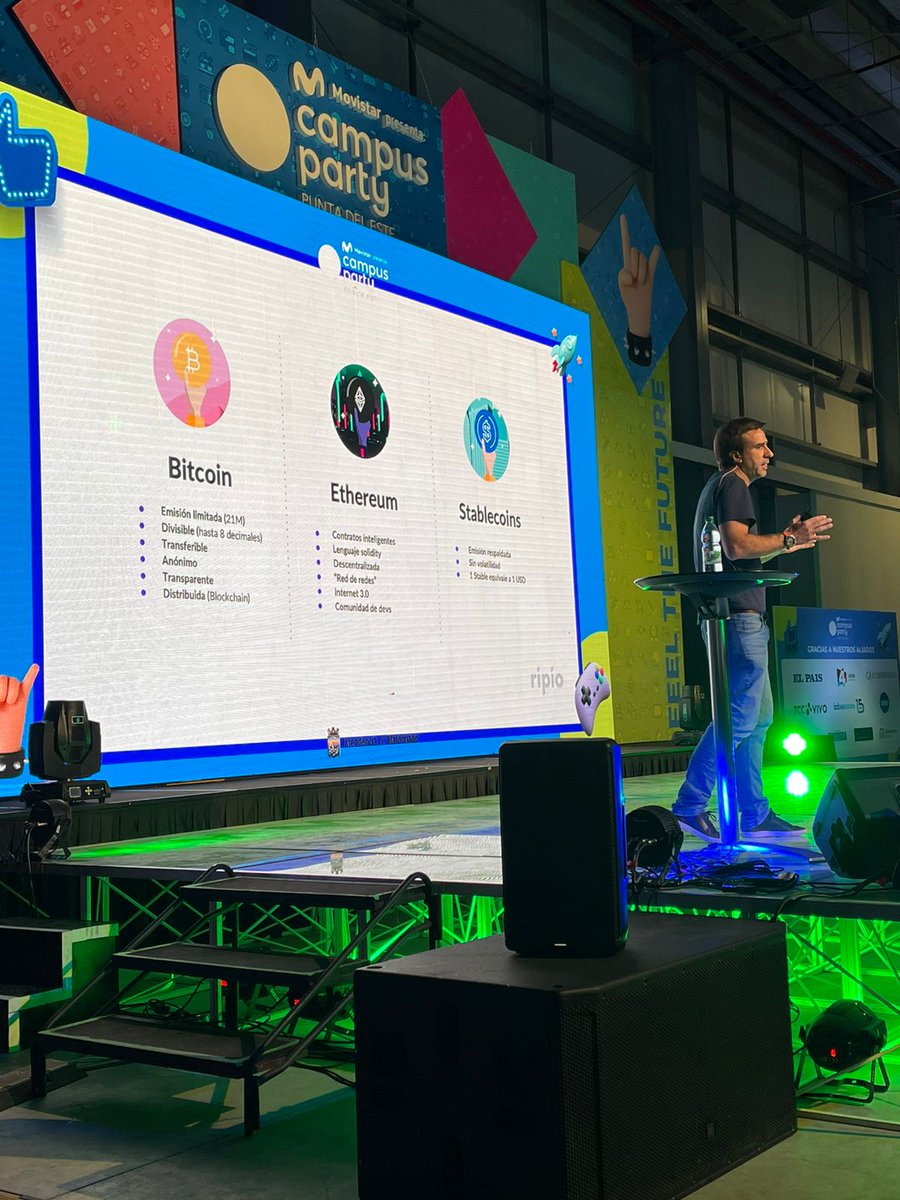 ValinAlexis's tweet photo. En @campuspartyuy se respira innovación, startups y lo último en tecnología. Tremenda oportunidad de conectarse con gente super talentosa para seguir construyendo nuestro futuro 🚀

 #startups #tech #blockchain #crypto #defi

@RipioApp @workifit https://t.co/tjeORJkr30