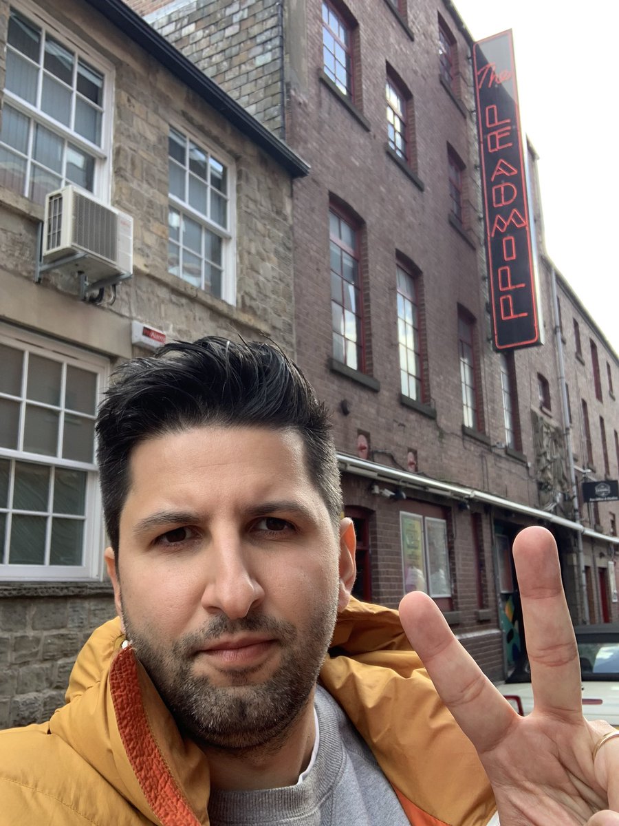 rezla's tweet photo. Best venue and nightclub in the UK. Here for @AFCWimbledon away at @swfc but had to stop for a photo at the @Leadmill. As Wimbledon fan I know about community and having the heart ripped out of it. https://t.co/kfOQTAPKed