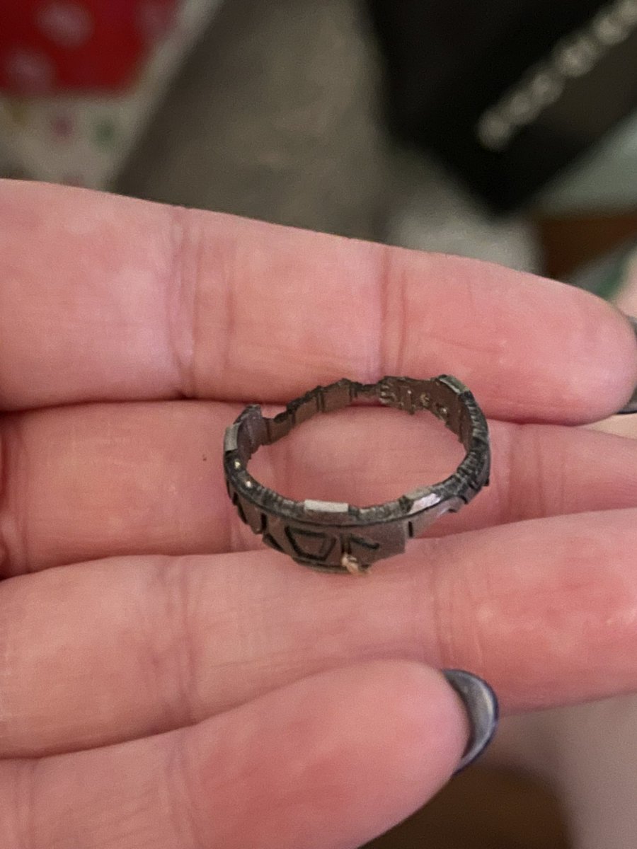michellemorgan3's tweet photo. @EnsoRings something had a snack made out of my Leia ring 😓 https://t.co/HrAVj0esYC