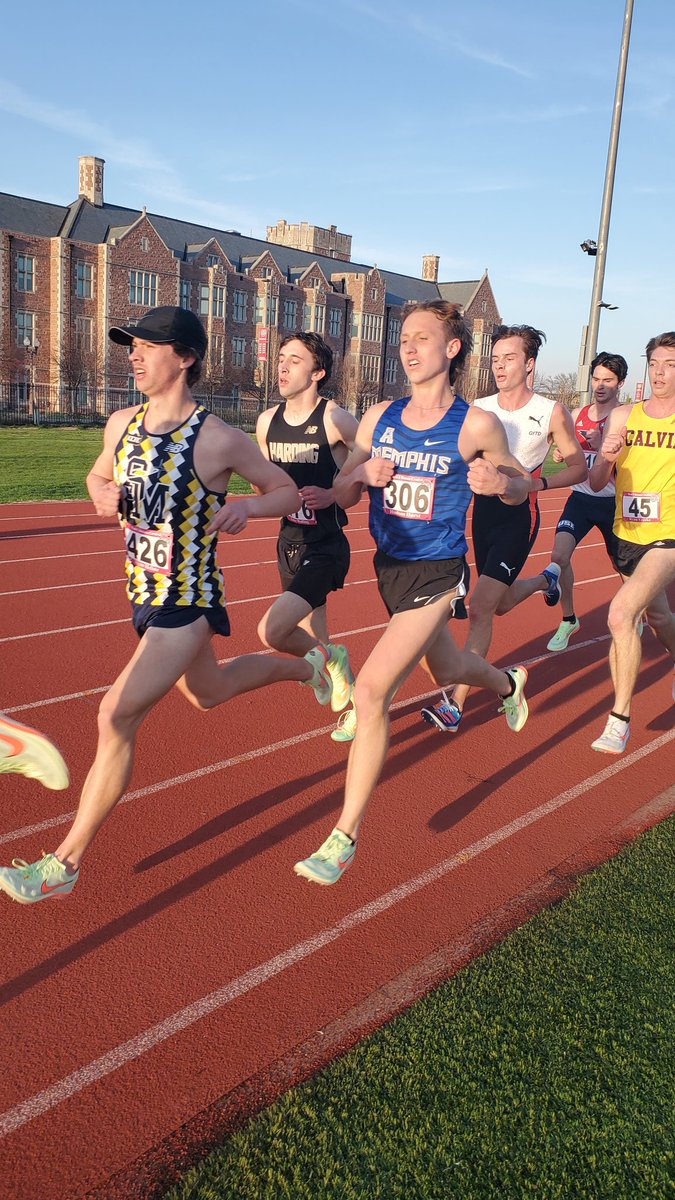 Congrats to these fellas for running 5k PRs yesterday at the Wash U Distance Carnival!
<a href="/BraidenSturtev1/">Braiden Sturtevant</a> 16:27
Mike Gallegos 16:34
Taegan Loy 16:08
<a href="/Dawson_uA/">Dawson Adams</a> 16:02
<a href="/braydenmyers20/">Brady Myers</a> 15:33
<a href="/DominickBeine/">Dominick beine</a> 15:32
<a href="/Luis_Perez58/">Luis Perez</a> 15:22
<a href="/_gnarly__/">Liam Neidig</a> 15:16
Ryan Heline 15:16