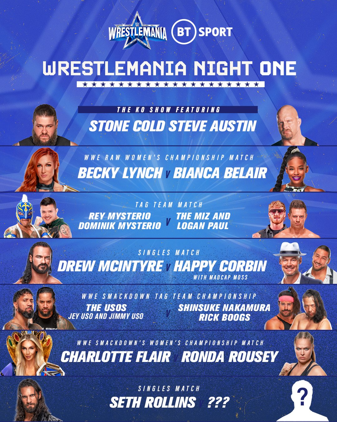 Wrestlemania 2024 Card Night 1 Gabbey Arliene