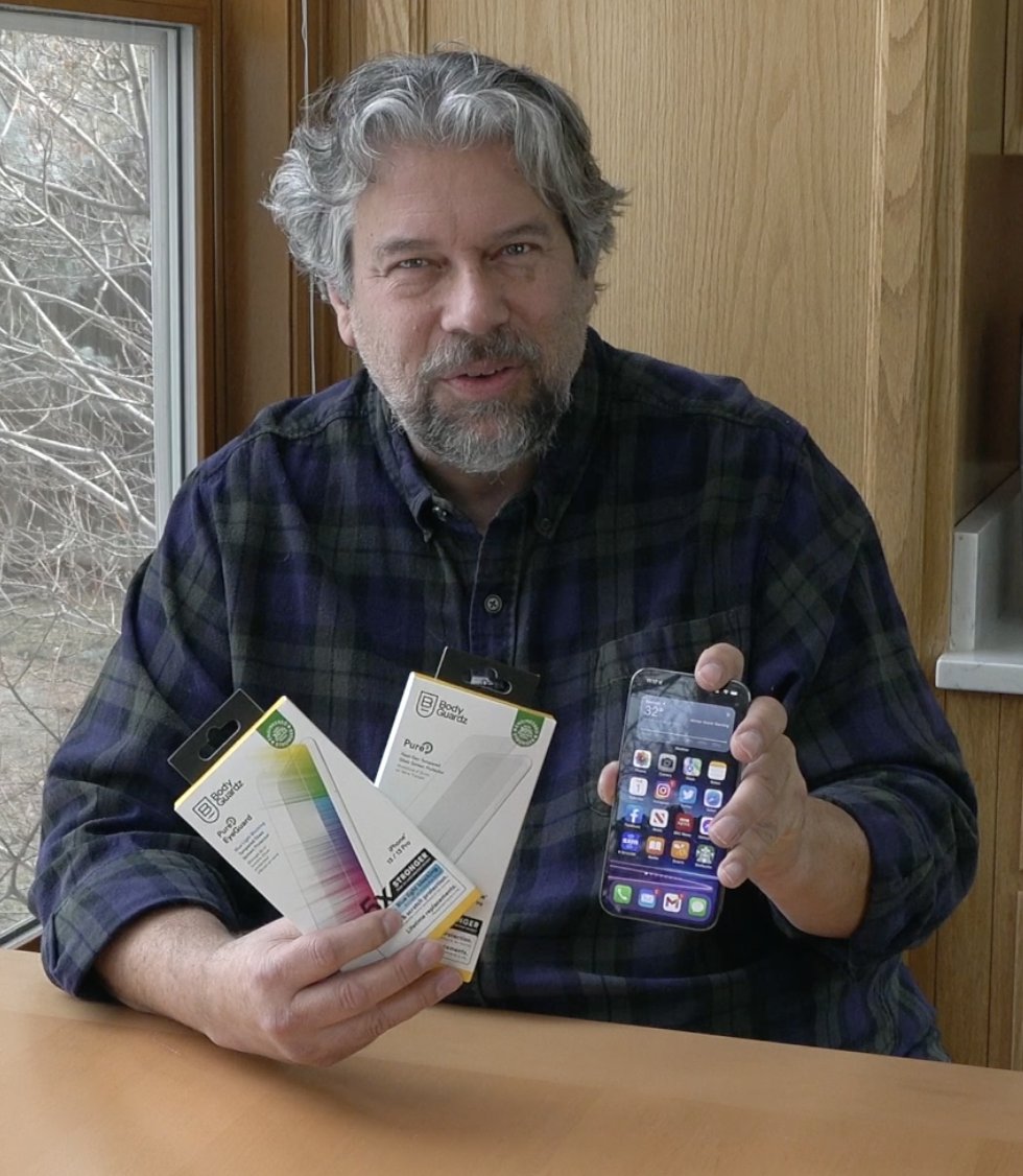 DaveTaylor's tweet photo. Cracked smartphone? Ugh! You need a tempered glass screen protector. I install the @BodyGuardz Pure3 EyeGuard blue light filter screen protector on my iPhone 13 Pro and it comes out great: https://t.co/wF8rx0vZ8x #bodyguardz #iphone #android #smartphone #screenprotector https://t.co/QZAvmmvlfd