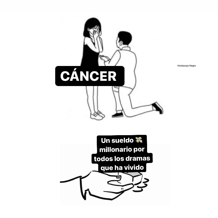 ¡Sí quiero! 💍 #cancer #horoscoponegro