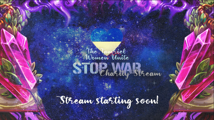 TWUESO's tweet photo. WE'RE LIVE! We are hosting a Stop the War in Ukraine Charity Stream Saturday April 2nd-Sunday April 3rd: make a difference for democracy and peace through gaming! Hangout, giveaways, games and Ukrainian built ESO houses!💙💛
🕊️ https://t.co/obtB3woYWI
🕊️ https://t.co/3IVnSJYZcx https://t.co/LpNTMvew16