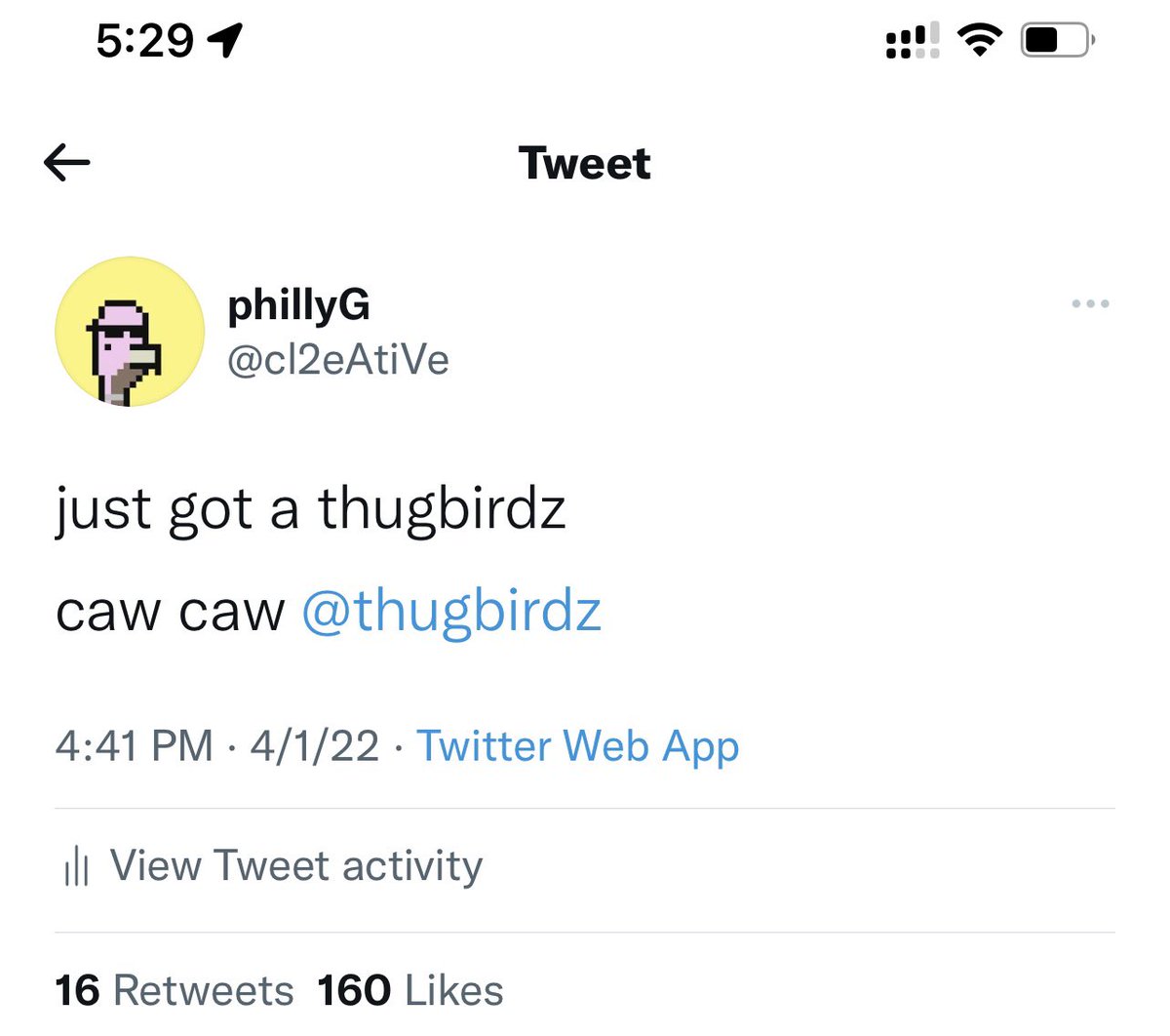 cl2eAtiVe's tweet photo. Wow, this community is 🔥🔥🔥

Less than 24hrs into posting my first tweet, and my phone��s going 🍌 @thugbirdz https://t.co/MOZpDfF7u1