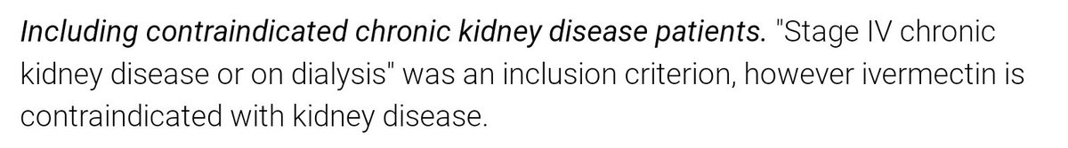 10. Another serious, potentially lethal issue: Including contraindicated patients.  https://ivmmeta.com/#togetherivm 