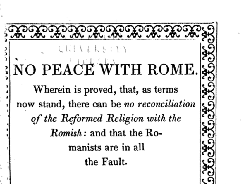 lueyee's tweet photo. The #Reformed #Anglican bishop #JosephHall, irenic but realistic, knew there were irreconcilable differences. https://t.co/IhDd4M8P1z