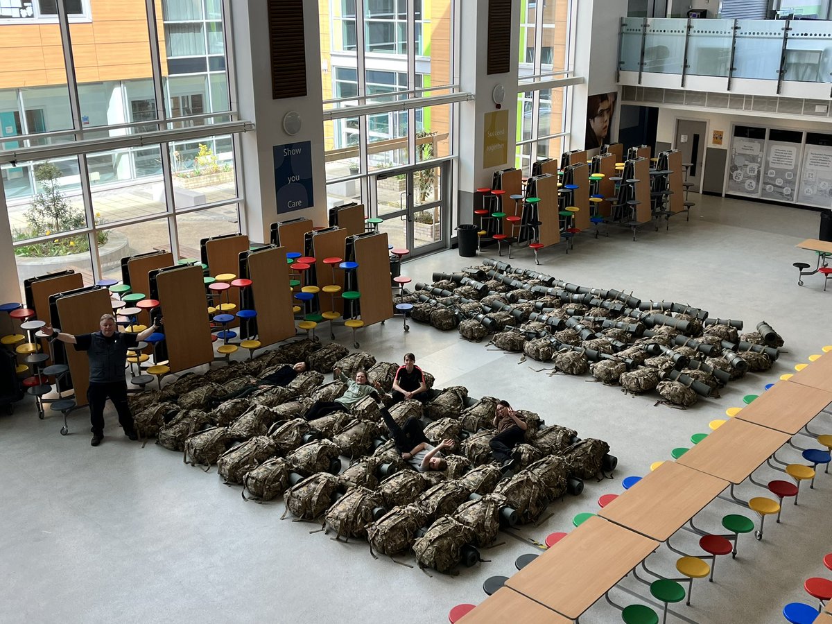 There really is no way of stopping these cadets. Easter camp begins tomorrow but where would we be without their help 👍🏻👍🏻👍🏻 thank you cadets 👏🏻👏🏻