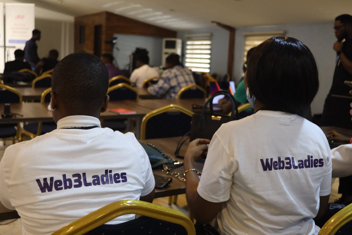 EthereumNigeria's tweet photo. WEB3 Ladies at #filecoinconferencelagos
@koderHolic
#web3ladies #web3women #Web3 #hackathon #Filecoin https://t.co/61Xk2NzPHK