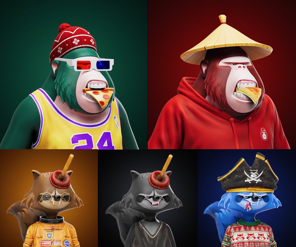The gang’s all here <a href="/DegenApeAcademy/">Degenerate Ape Academy</a> <a href="/DegenTrashPanda/">Trash Panda Penthouse</a> 

#degenapes #degenapeclub $SOL
