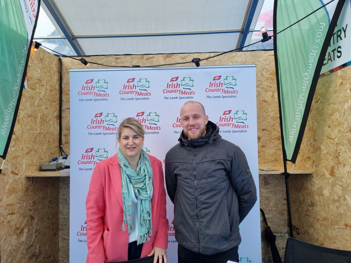 Great to meet <a href="/LambSpecialists/">Irish Country Meats</a> at #jobfestwexford