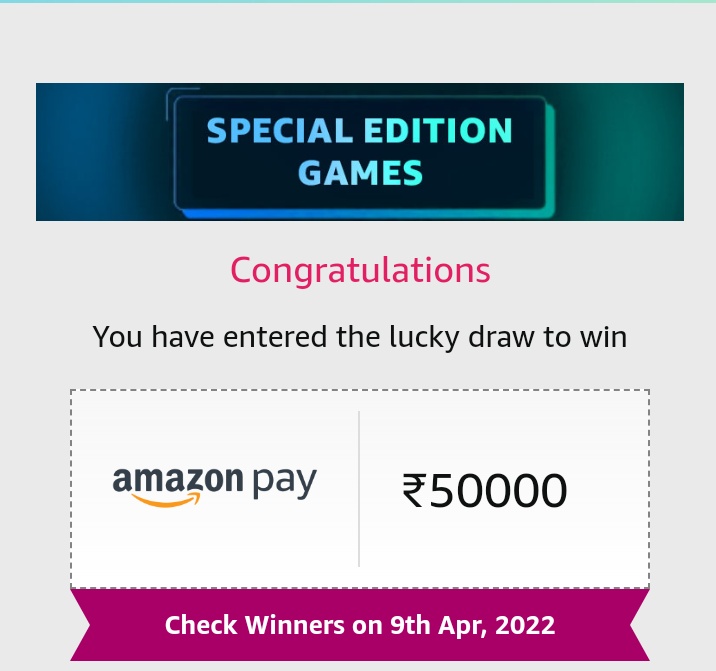 LaxuNyr's tweet photo. #amazonfunzoneslots 
@amazonIN https://t.co/sjnlR4oi2A