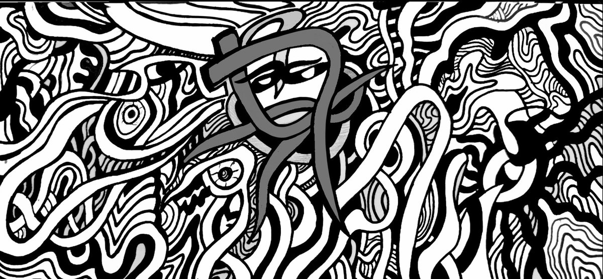 The walk in this chaotic world..... 
#art #artwork #sketchbook #sketchbook #artistoninstagram #illustration #beautifulbizarre #mangaart #artbasel #popart #contemporaryart